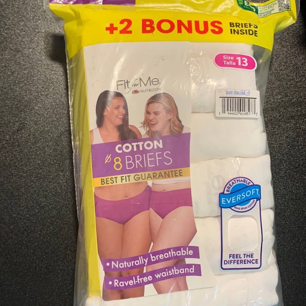 Women's - Cotton- Brief / Panties - Fruit of the Loom